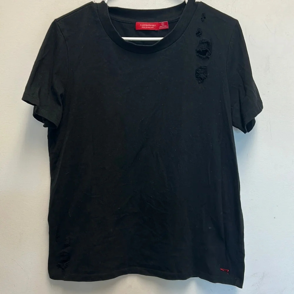 N:Philanthropy distressed tee